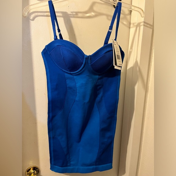 Ivy Park- size women’s L- Rodeo- glory blue gorgeous dress. NWT. - Picture 3 of 5